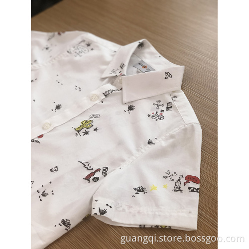 Adorable kids' 100% cotton short sleeve shirt